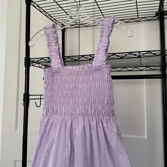 O.P.T Lavender Poplin Maxi Midi Dress Size XS/S - Picture 5 of 5